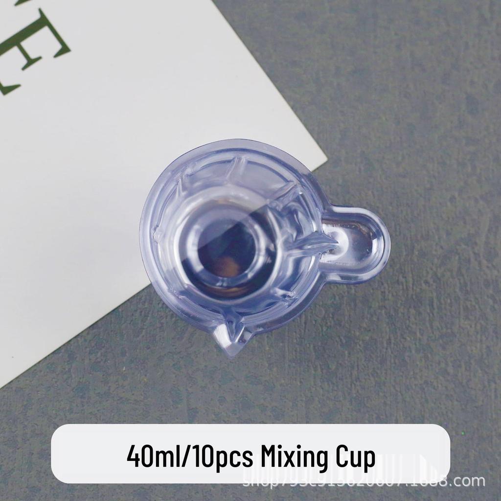 Silicone Stirring Stick Kit: Curing Glue Cup, Permanent Use Gloves, Measuring Cup, Casting Syringe, Defoaming Tool