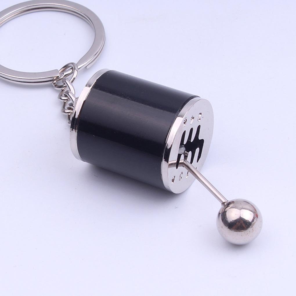 Key Chain Keychain Gearshift Knob Keyring Modified Polishing Practicing Replacement Decoration Driving Gearbox Gear Part