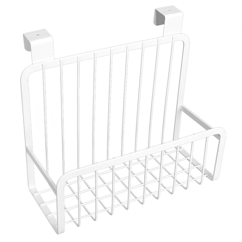 Household Kitchen Cabinet Hanging Basket Bathroom Door Hanging Storage Rack Organizer