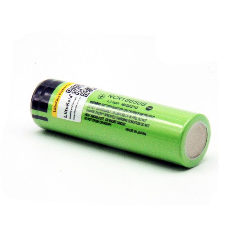 LiitoKala NCR18650B 3400mAh 3.7V Lithium Battery for High-Power Flashlights