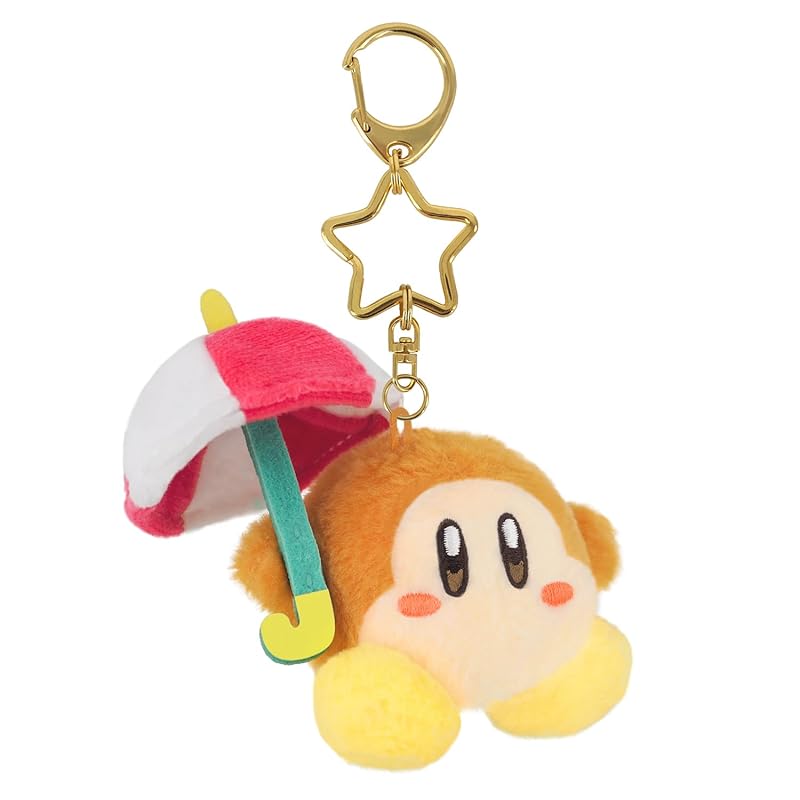 

[Sanei Trading] stuffed toy Kirby of the Stars Mini Mofu Mascot Keychain Parasol Waddle Dee