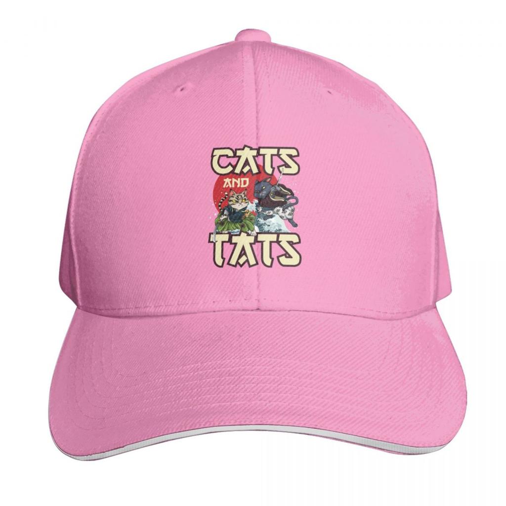 Cats and Tats Baseball Cap Military Tactical Cap party Hat tactical cap Golf Womens Golf Wear Unisexs