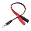 1 Male To 2 Female 3.5 Jack Audio Splitter Cable   for Headphone/Earphone/ Computer/