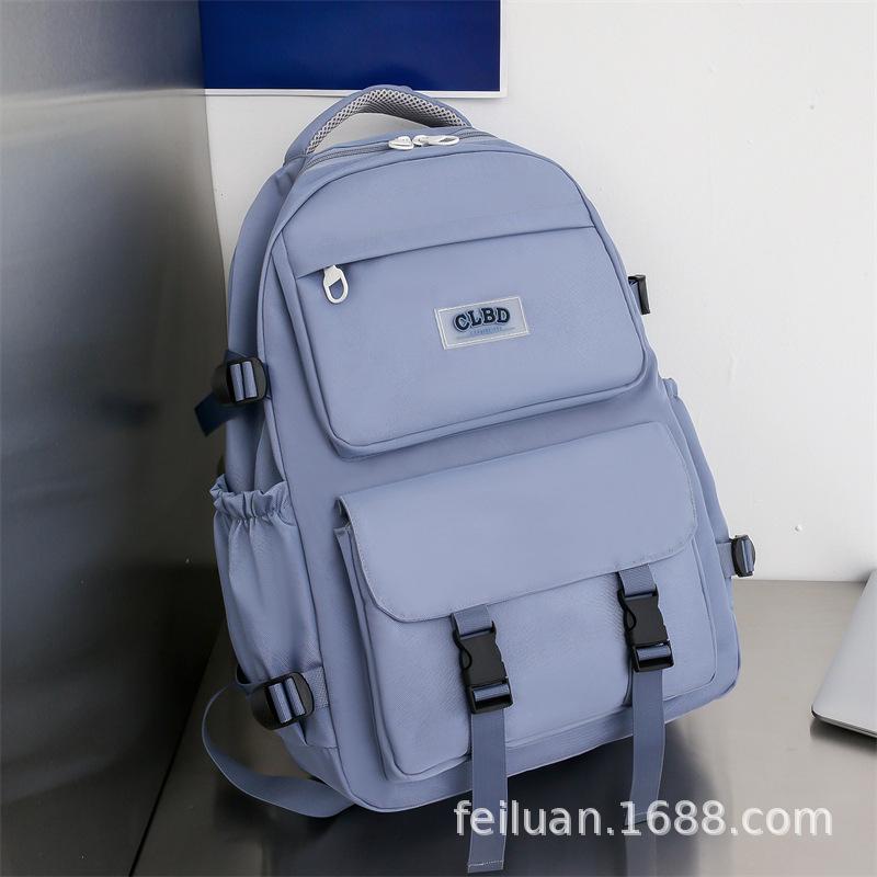 Schoolbag schoolbag female high school students ins tide Japanese large capacity backpack junior high school girls college students backpack 