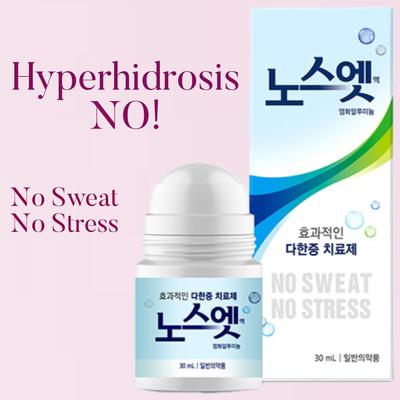 NoSweat NoStress Rimedio coreano per l'iperidrosi 30ml/Deodoranti e antitraspiranti antimicrobici