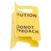 Caution Sign Hair Claw Clamp Do Not Approach Sign Funny Yellow Warning Hair Clamp for Women