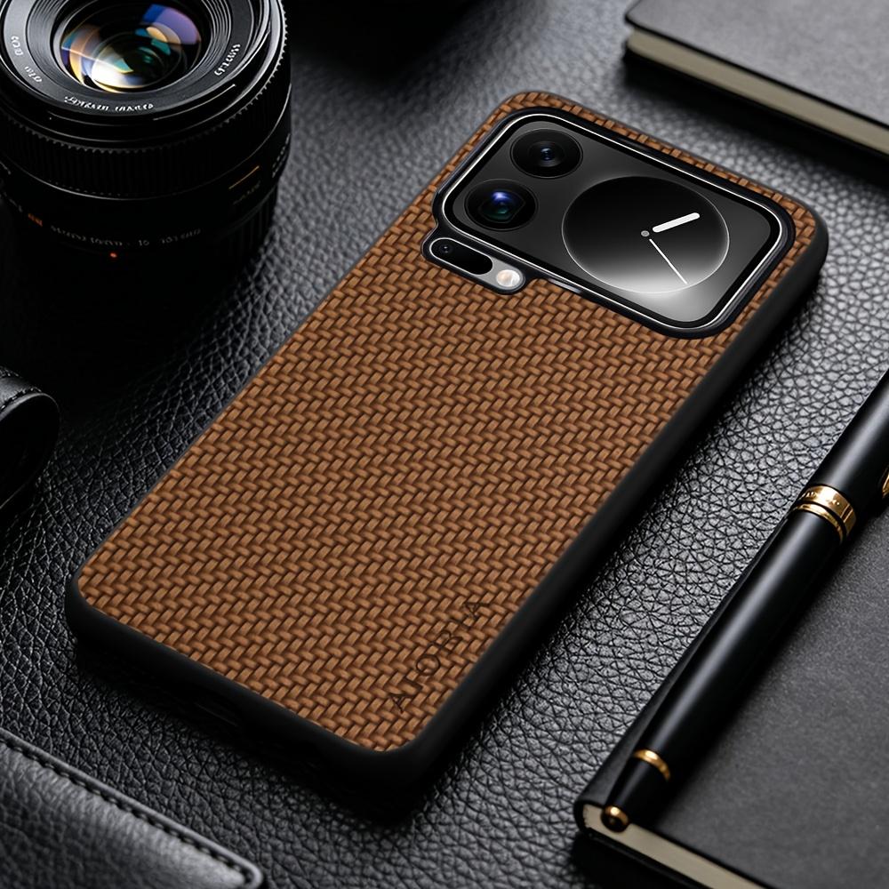 Phone Case: New Stylish Business Casual Phone Case for Xiaomi 17T Pro 17 Pro Max Ultra Faux Carbon Fiber Synthetic Leather Phone Cover