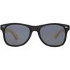 Gafas de sol de bambu "Sun Ray" Negro intenso
