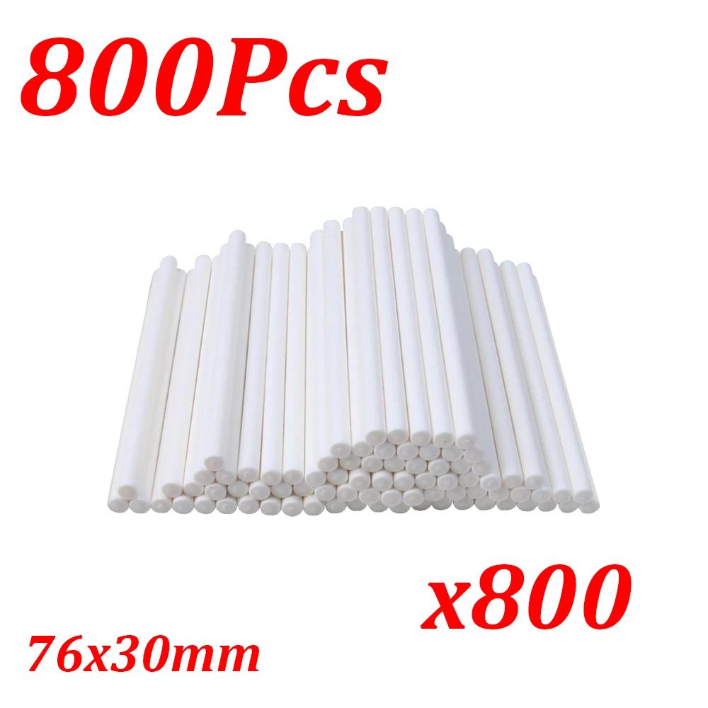 100-1000Pcs Paper Lollipop Stick Plain White Candy Lolly Pop For Party Dining Diy Making Chocolate Sucker Sticks Cake Lollipop