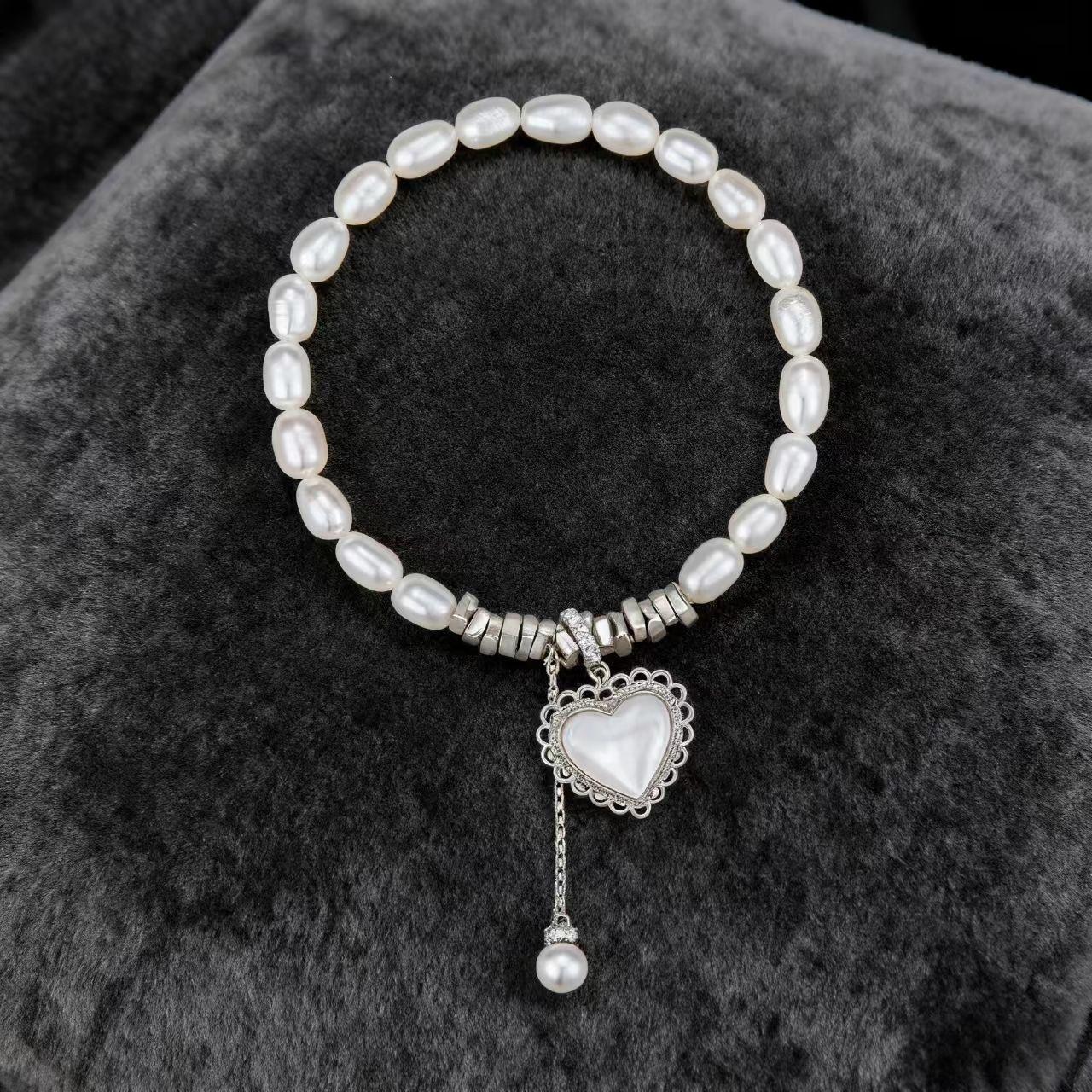JYL TS Bracelet  Punk Rivet Style Ignites Rebellious Charm & Confidence Bracelet-12/real gold 16-19cm/elastic cord