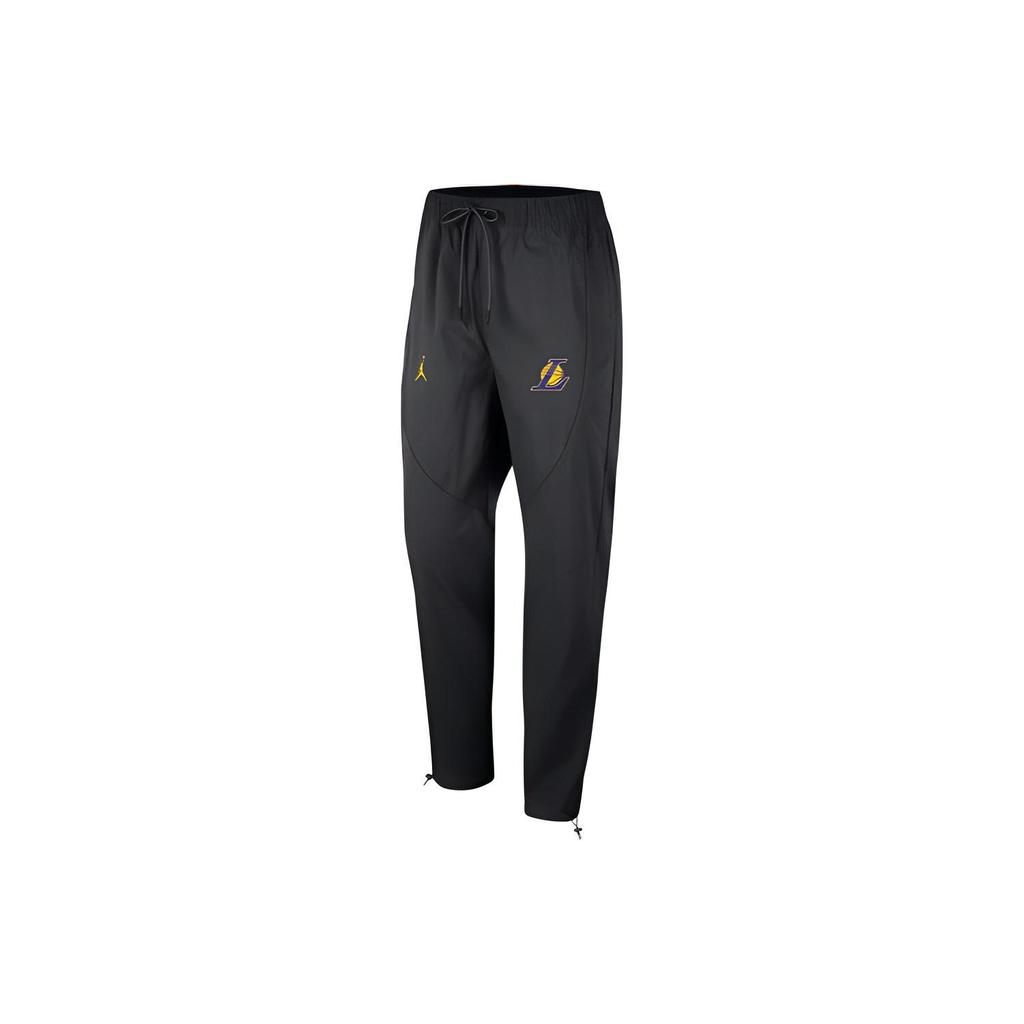 Jordan Courtside Statement Edition Logo Print Drawstring Sports Pants Men Bottoms Black DR2452-010