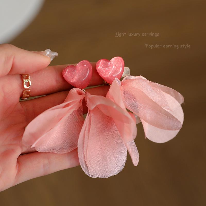 Цветочные клипсы для ушей Dopamine Vacation: Никаких проколов, нишевые украшения класса люкс для весны-лета