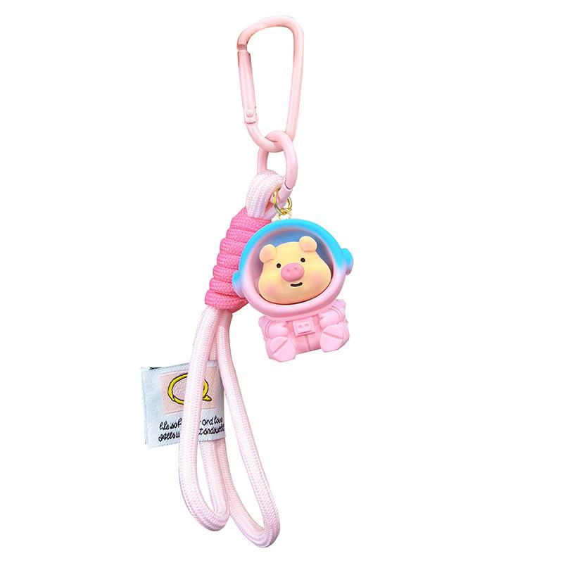 Space Pig Resin Keychain With Cute Design For Gifts And Travel Souvenirs