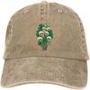 Skull Shamrock Bouquet Baseball Cap St Patrick Day Embroidered Dad Hat Lightweight Casual Outdoor Unisex