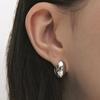 H Edition (W) Castanets Oval Earrings Hl6E42602Wbxxx