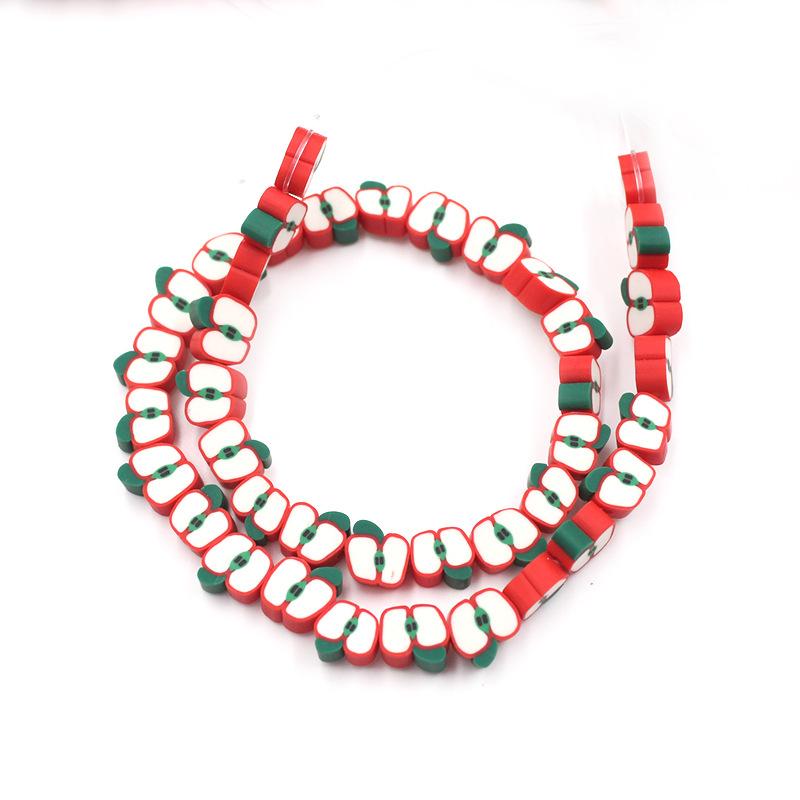 Soft Pottery Beads Beaded Handmade Materials Diy Jewelry Accessories Mobile Phone Chain Bead Separation Mixed Color Soft Pottery Loose Beads