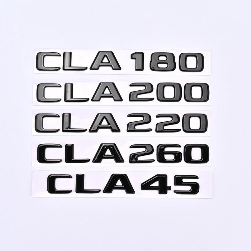 Compatible Mercedes-Benz CLA Class Badge Stickers: CLA35, CLA180, CLA220, CLA260, CLA45