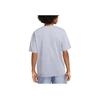 Nike Sportswear Solid Color Logo Crew Neck Tee Men Tops Vivid-Steel-Blue DZ2899-493