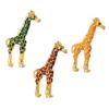 Artistic Giraffe Figurine Jewelry Holder Compact Tarnish Alloy Decorative Case For Earrings And Rings