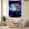 Saint Seiya Legend Sanctuary Tapestry Fashion Print Wallmounted Soft Background Cloth Work Of Art