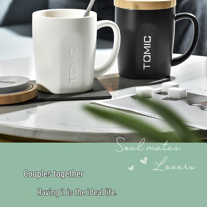 TOMIC Keramisk mugg med lock