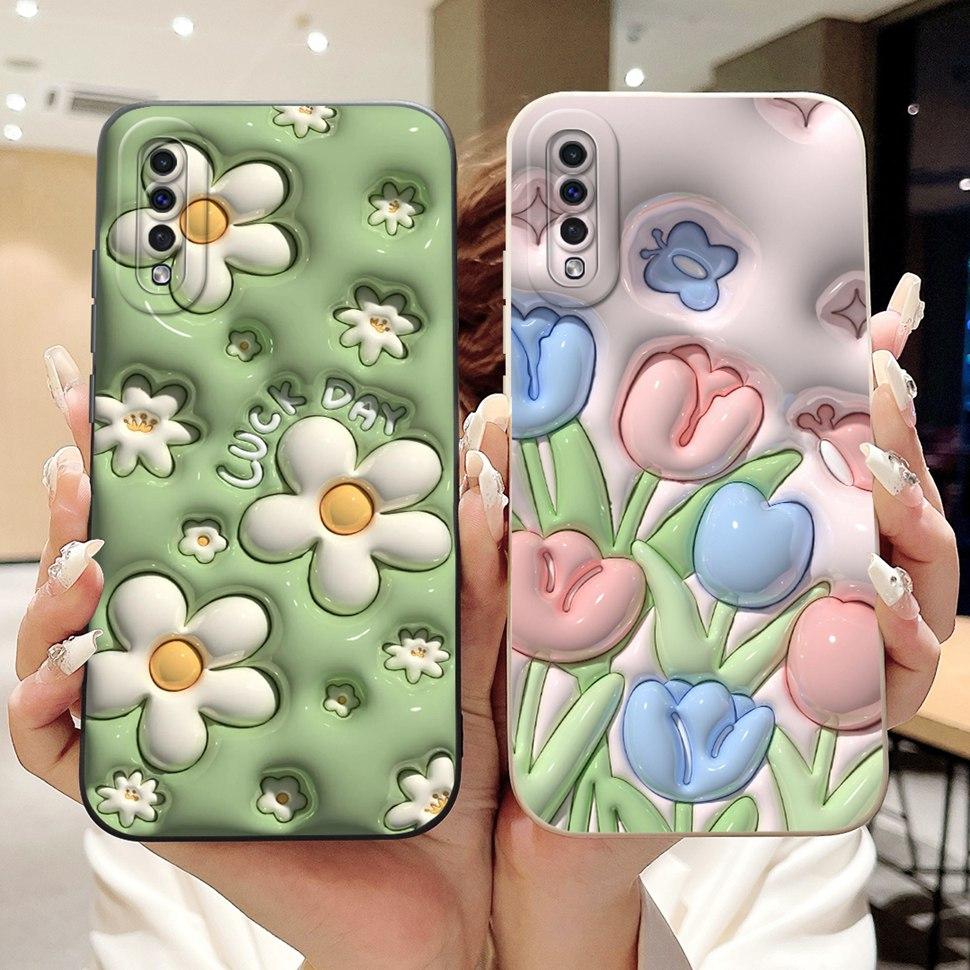 Fashion Pattern Case For Samsung Galaxy A50 Cover SM-A505FN Ultra Slim Silicone Soft TPU Cover Cases For Samsung A 50 A50 Bumper