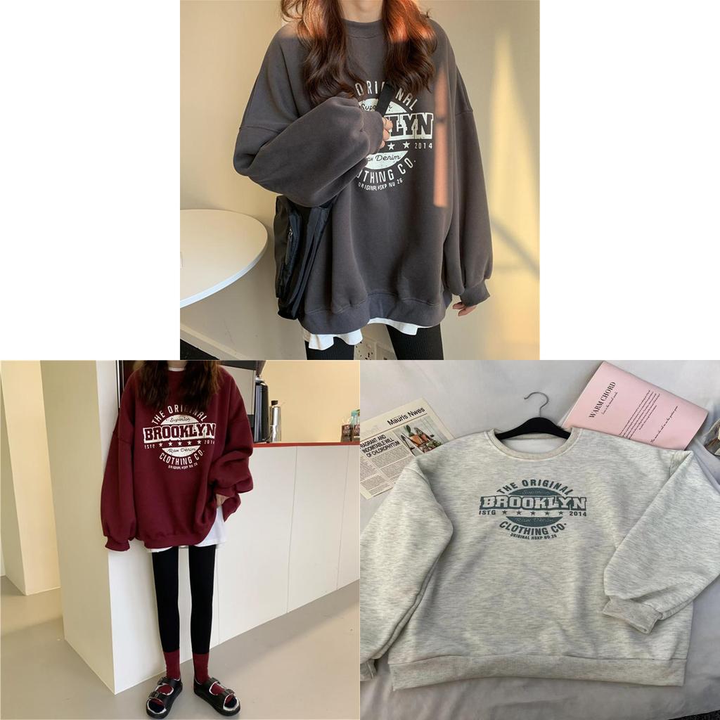 Letter Print Hoodie For Women With Thick Polyester Fabric Casual Fall Winter Fashion
