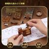 FUNPOLA 3D Puzzle, Buchstützen-Set, Katzen-Café Bücherregal, Holzpuzzle, DIY Miniatur-Puppenhaus, LED-Bücherregalhalter, Buchstützen, Ausstellungs-Bastelset, 330