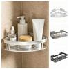 No Drill Storage Shelf Heavy Duty Shower Rack Storage Accessories Corner Organizer  Shower