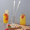 2Pcs Stainless Steel Pickle Forks Spoon Long Handle Jar Pickle Grabber, Canning Fork Fork Spoon Stainless Steel Fruit Fork