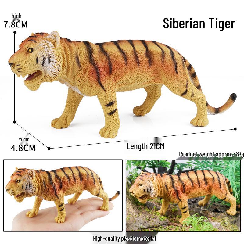 Cross-Border Animal Toy Set: Sheep, Cow, Horse, Donkey, Goat, Poultry Plastic Models