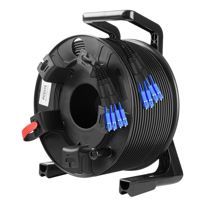 Boyang Outdoor Armored Single-Mode Fiber Optic Cable with Handheld Reel