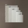 10Pcs Transparent Spiral Binder Divider Page Separator  Card