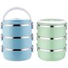 1pcs Stackable Stainless Steel Lunch Box Insulated With Handles  Portable Leak-Proof BPA-Free Bento Box for Adults Work, Picnic