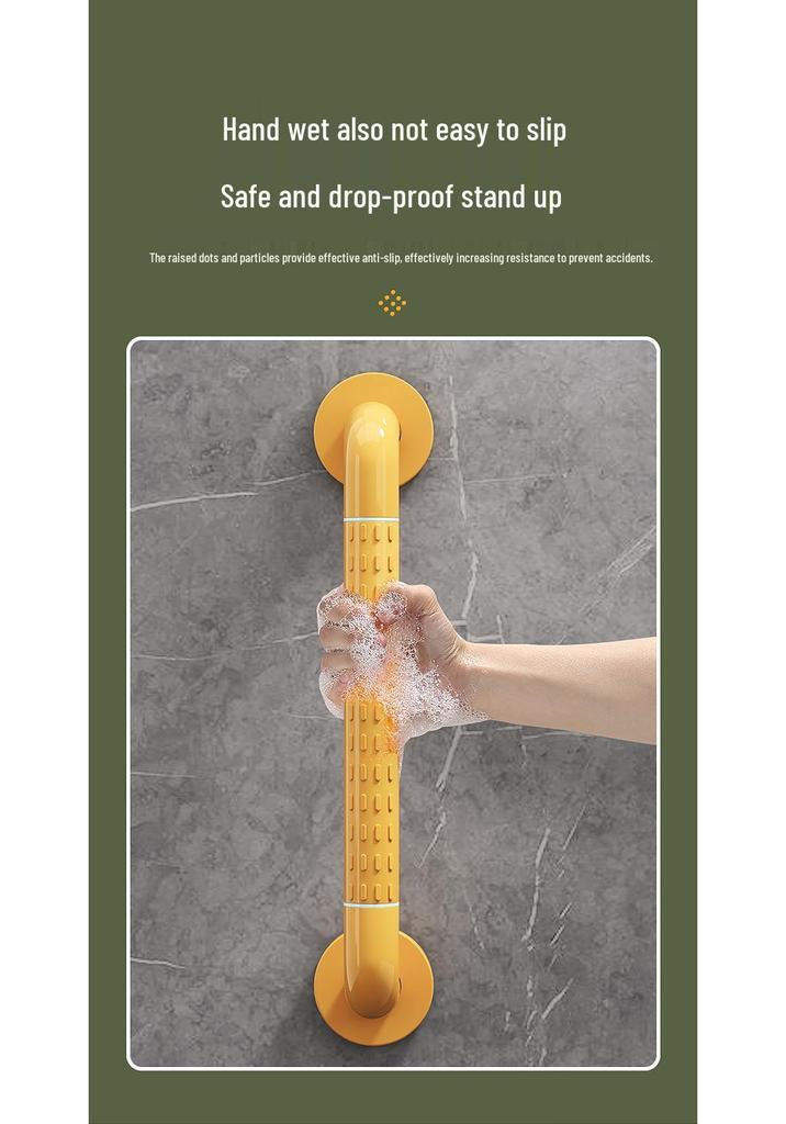 Stainless Steel Non-Slip Safety Handrail for Elderly and Disabled - Barrier-Free Bathroom/Toilet Handle