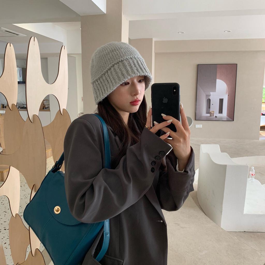 And Warm Soft Knit Beanie For Women Korean Style In Colors Various