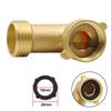 Connector Hose Elbow Angled Brass Fitting 90 Degree Angled Flashing Star Flexible For Garden Interface O-rings
