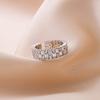 Temperament Simple Design Sense Niche Ring, Fashionable Personality High Sense Diamond Ring Women