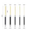 5 Pieces Steel Pin Punch Set with Storage Pouch Flat-Ended