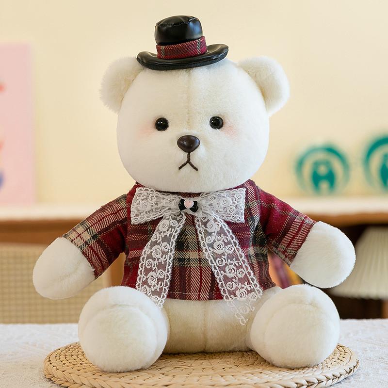 Adorable Plush Bear Doll Cute Cartoon Wedding Couple Gift For Birthdays And Celebrations 22cm 35cm 45cm Sizes Available