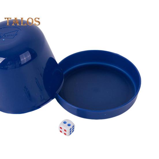 1 Set Dice Cup with 5 Dot Dice Heavy Duty Manual Shaker Cup Bar Party KTV Gambling Drinking Board Game Casino Equipment