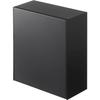 Yamazaki Drywall Wall Dustbin Storage W17 X X Tower Drywall Film Flap Type Trash 5434 (Yamazaki Industries) [Includes Tweezers] & Case, Black, Approx.