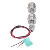 Float Switch Water Level Sensor 100mm Low Pressure Stainless Steel Double Ball Float Switch Sensor 0‑110V