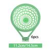 6 Pieces Bird Nest Hatching Tool,Sturdy Round Practical Green Hollow Accessories Easy Use Canary Nest for Home Outdoor Use