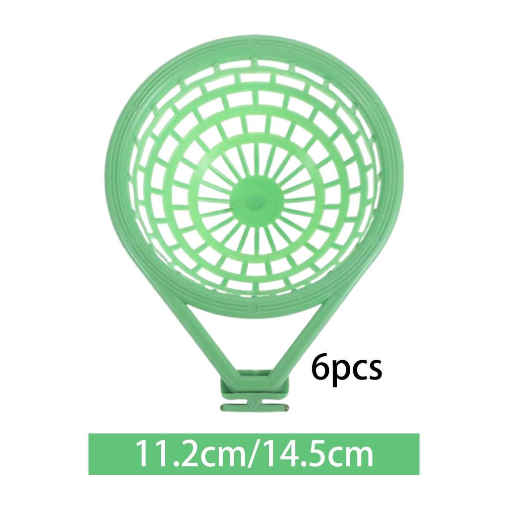 6 Pieces Bird Nest Hatching Tool,Sturdy Round Practical Green Hollow Accessories Easy Use Canary Nest for Home Outdoor Use