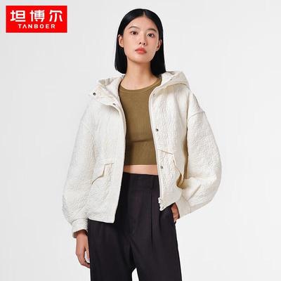 Women's Lightweight Hooded Goose Down Oversized Jacket TB233328