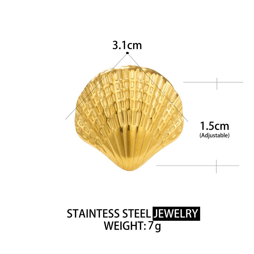 Prachtige RVS Ring met Titanium Stalen Behuizing en Textuur