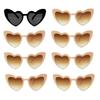 6/8pairs Vintage Heart Shaped Sunglasses Bachelorette Bride Bridesmaid glasses Wedding Bridal Shower Decor woman Hen party gifts 5