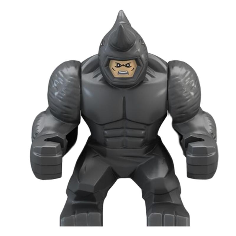 Blind Box Mini Bouwstenen X654 Figuren Grote Goblin Spiderman Iron Man Venom Kapitein Hawk Deadpool Pantser Kerstcadeaus Speelgoed