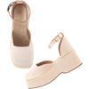 Shoetopia Stylish Golden Chic Pumps For Girls-Eu38